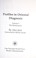 Cover of: Profiles in  Oriental Diagnosis