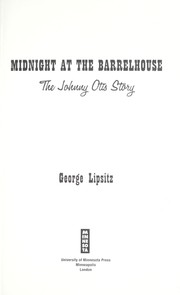 Cover of: Midnight at the Barrelhouse: the Johnny Otis story