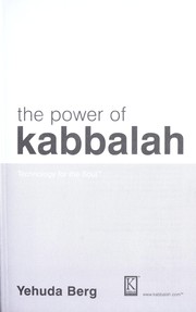 Cover of: The power of Kabbalah