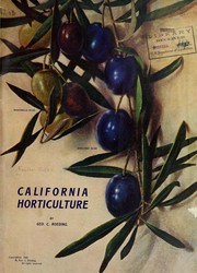 Cover of: California horticulture: the fruit growers' guide