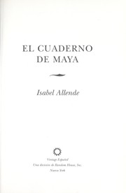 Cover of: El cuaderno de Maya by Isabel Allende
