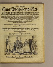 Cover of: Newe Schifffahrt Einer dreyjährigen Reyse