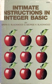Cover of: Intimate instructions in integer Basic