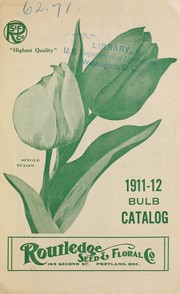 Cover of: 1911-12 bulb catalog