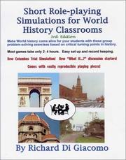 Cover of: Short Role-playing Simulations for World History