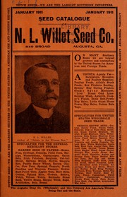 Cover of: Seed catalogue of N.L. Willet Seed Co: January 1911