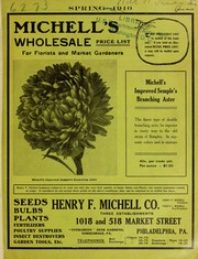 Cover of: Michell's wholesale price list for florists and market gardeners
