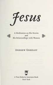 Cover of: Jesus: a meditation on his parables