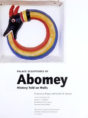 Cover of: Palace sculptures of Abomey: history told on walls