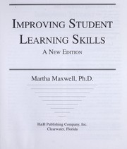 Improving student learning skills by Martha Maxwell