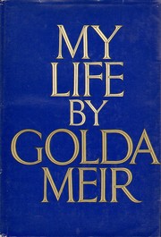 My life by Golda Meir