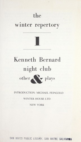 Night club & other plays.