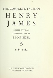 Cover of: The complete tales of Henry James. by Henry James