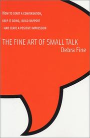 Cover of: The fine art of small talk