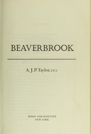 Cover of: Beaverbrook