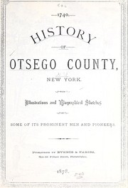 Cover of: History of Otsego County, New York by D. Hamilton Hurd