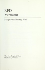 Cover of: RFD Vermont