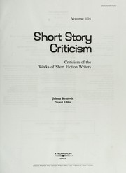 Cover of: Short Story Criticism
