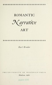 Cover of: Romantic narrative art.