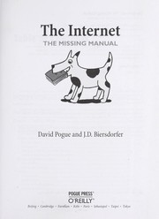 Cover of: The Internet: the missing manual
