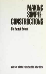 Cover of: Making simple constructions
