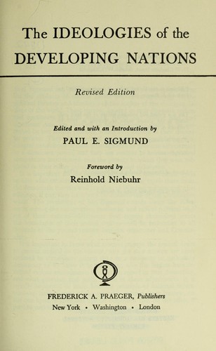The Ideologies of the developing nations