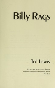 Cover of: Billy Rags.