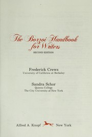 Cover of: The Borzoi Handbook for Writers by Frederick C. Crews