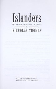 Islanders by Thomas, Nicholas