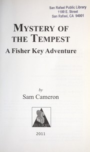 Cover of: Mystery of the tempest: A Fisher Key adventure