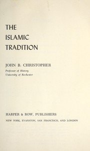 Cover of: The Islamic tradition