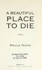 Cover of: A beautiful place to die : a novel