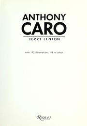 Cover of: Anthony Caro by Terry Fenton
