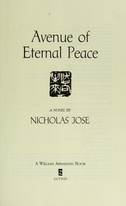 Cover of: Avenue of eternal peace: a novel
