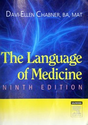 The language of medicine by Davi-Ellen Chabner