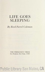 Cover of: Life goes sleeping