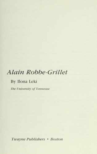 Alain Robbe-Grillet