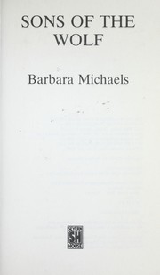 Cover of: Sons of the Wolf by Barbara Michaels
