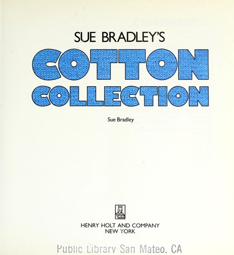 Sue Bradley’s cotton collection