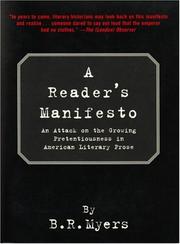 A reader's manifesto by B. R. Myers