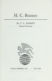 Cover of: H. C. Branner