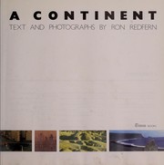 Cover of: The making of a continent
