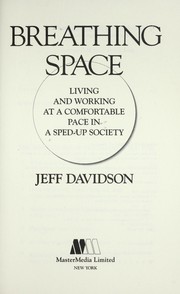 Cover of: Breathing Space