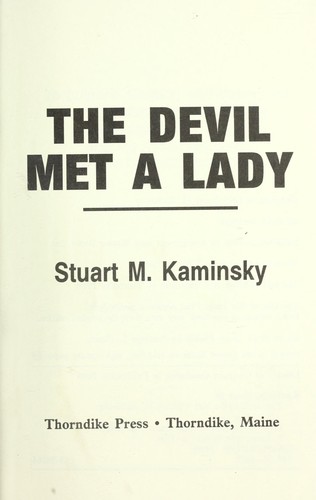 The devil met a lady