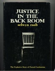 Cover of: Justice in the back room