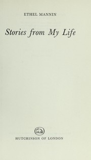 Cover of: Stories from my life