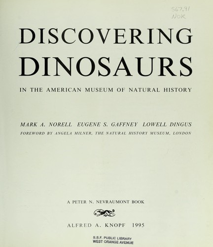 Discovering dinosaurs in the American Museum of Natural History