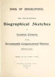 Book of biographies by Biographical Publishing Company, Buffalo and Chicago