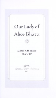 Cover of: Our Lady of Alice Bhatti