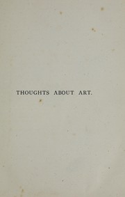 Cover of: Thoughts about art